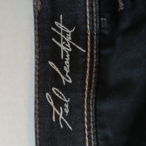 WHBM Women's Black Jeans, Slim Leg Blanc 8R - Picture 9 of 10